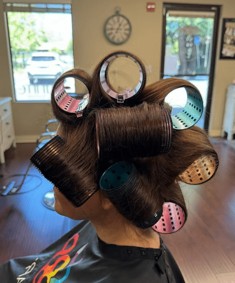 Aluminum core hair roller tutorial
